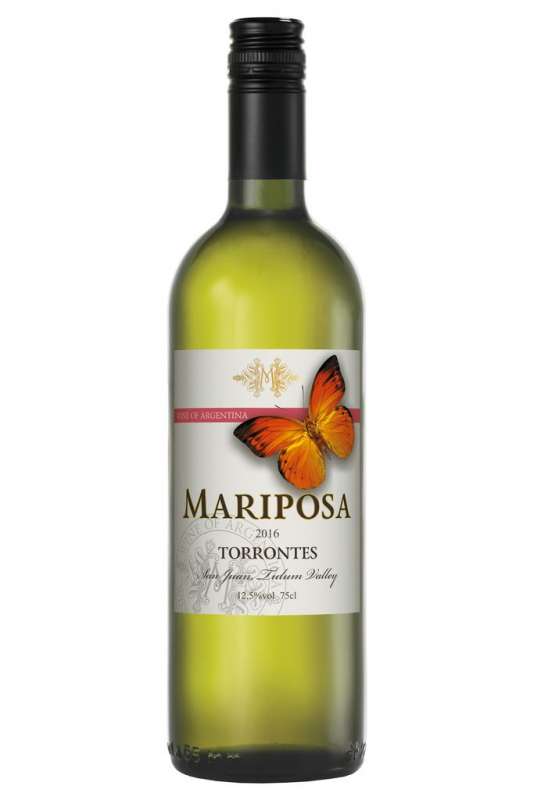 Вино географическое Марипоса Торронтес 12,5% сухое белое 0,75л