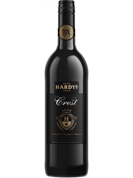 Вино Хардис Крест Каберне Шираз Мерло 14% ординарное красное полусухое 0,75