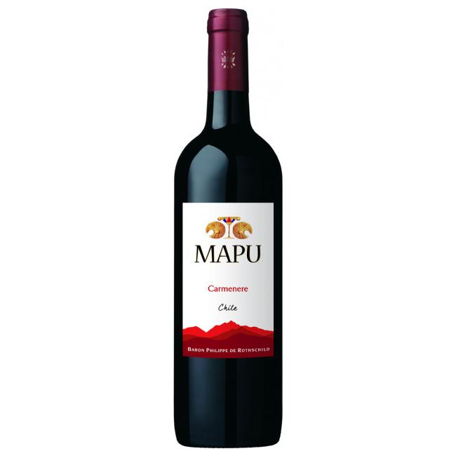 Вино географическое Мапу Карменер 13,5% красное сухое 0,75