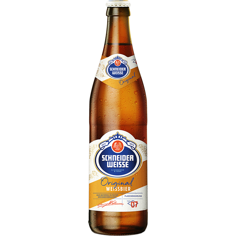 Пиво темное нефильтрованное Шнайдер Вайс 5,4% 0.5л в ст. бутылке