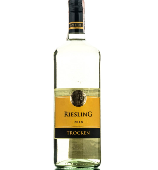 Вино Рислинг Trocken НХМ 11.5% белое сухое 1литр 