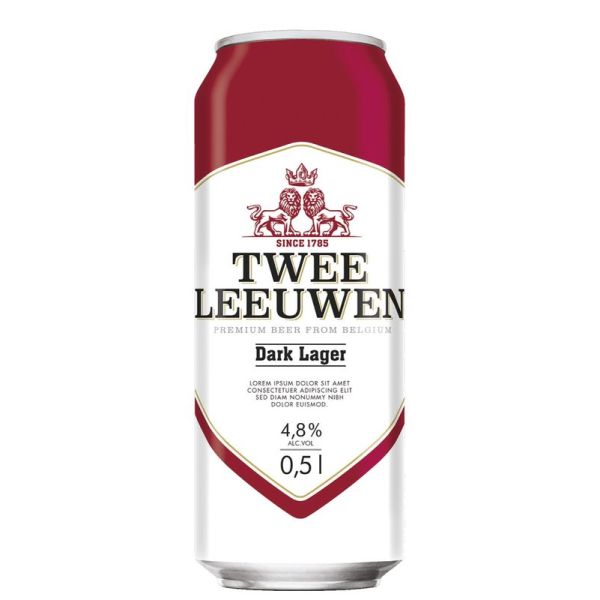 Пиво Твё Левен Дарк Лагер темное фильтрованное 4,8% 0.5л в ж/б