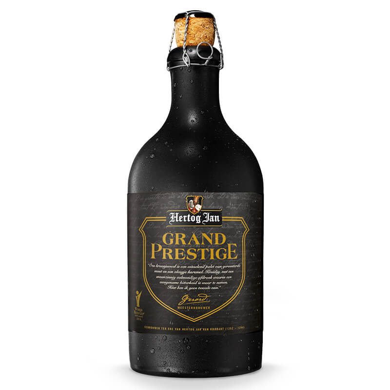Пиво темное нефильтрованное Герцог Ян Гран Престиж 10% 0,5л