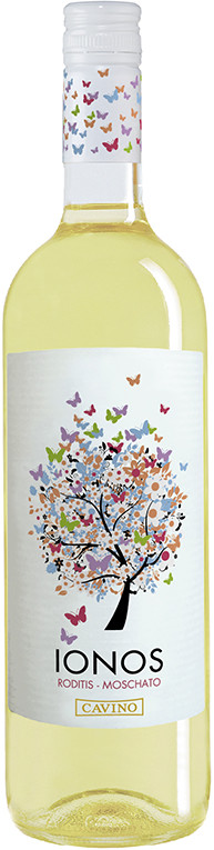 Вино Ионос белое сухое 11,5% 0,75л