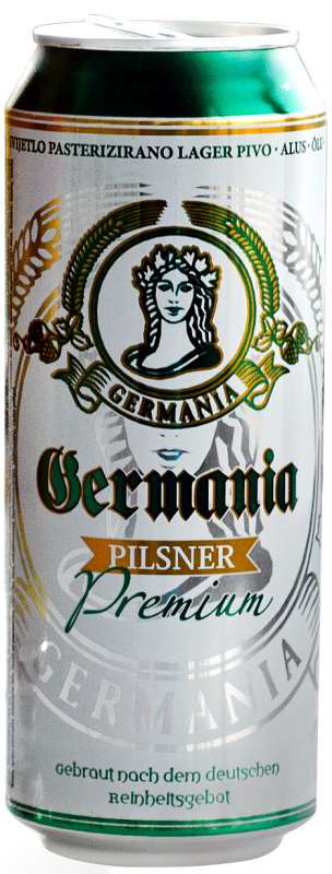 Пиво светлое фильтрованное Германия Премиум Пилснер 4.8% 0,5л жб