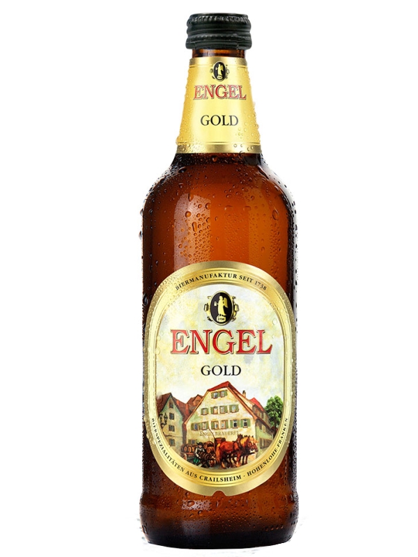 Пиво Энгель Голд  светлое, фильтрованное 0,5л. 5,4% 