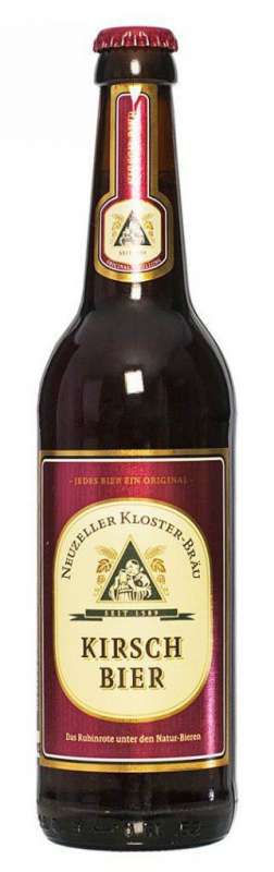 Пиво вишневое Клостерброй темное фильтрованное 4,8% 0,5л в ст.