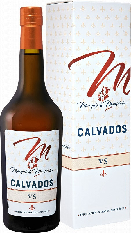 Кальвадос "Маркиз де Мондидье VS" 40% 0,7л в п/у