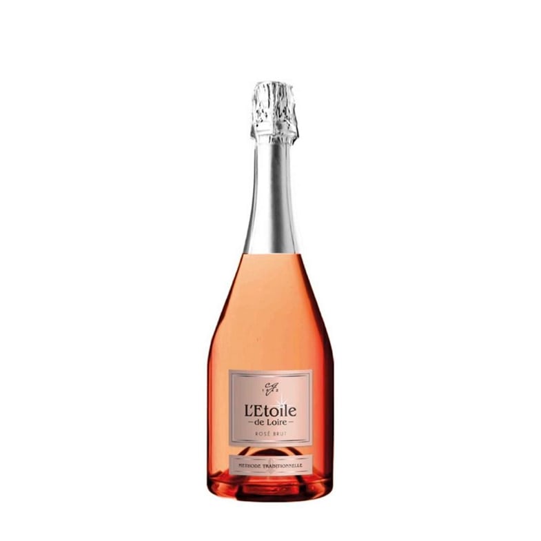 Игристое вино Л’Этуаль де Луар Розе Брют розовое 11,5% 0,75л