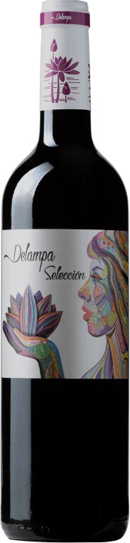 Вино сортовое ординарное Делампа Селексьон  красное сухое 0,75л 