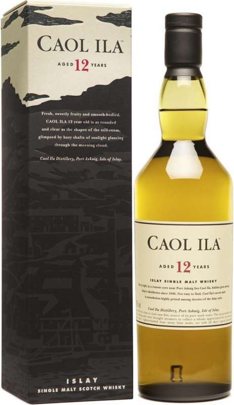 Виски шотландский односолодовый Каол Айла 12 лет 43% 0,7л