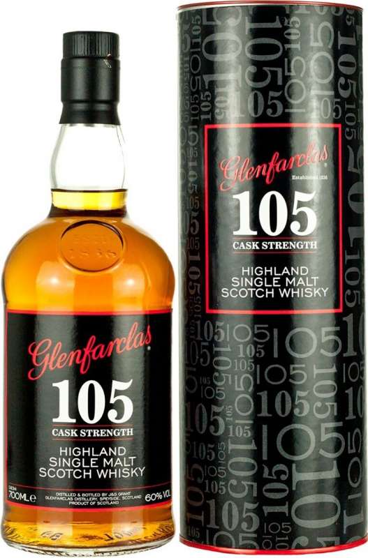 Виски шотландский односолодовый Гленфарклас 105 60% 0,7л