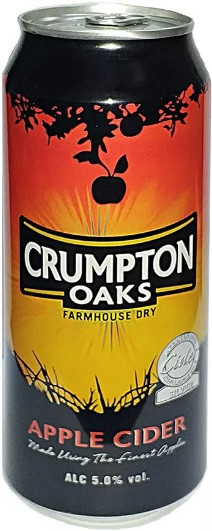Сидр яблочный сухой Крамптон Оакс 5% 0,5л жб