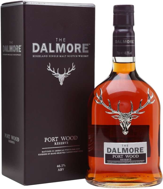 Виски шотландский односолодовый Далмор Порт Вуд Резерв 45,5% 0,7л 