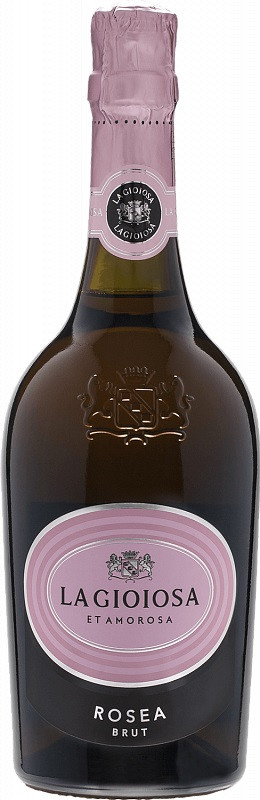 Вино игристое Ла Джойоза Брют  розовое сухое 11% 0.75л